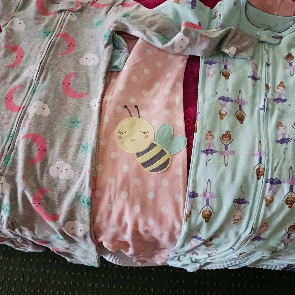 Carter's footless pajamas BRAND NEW WITH TAGS